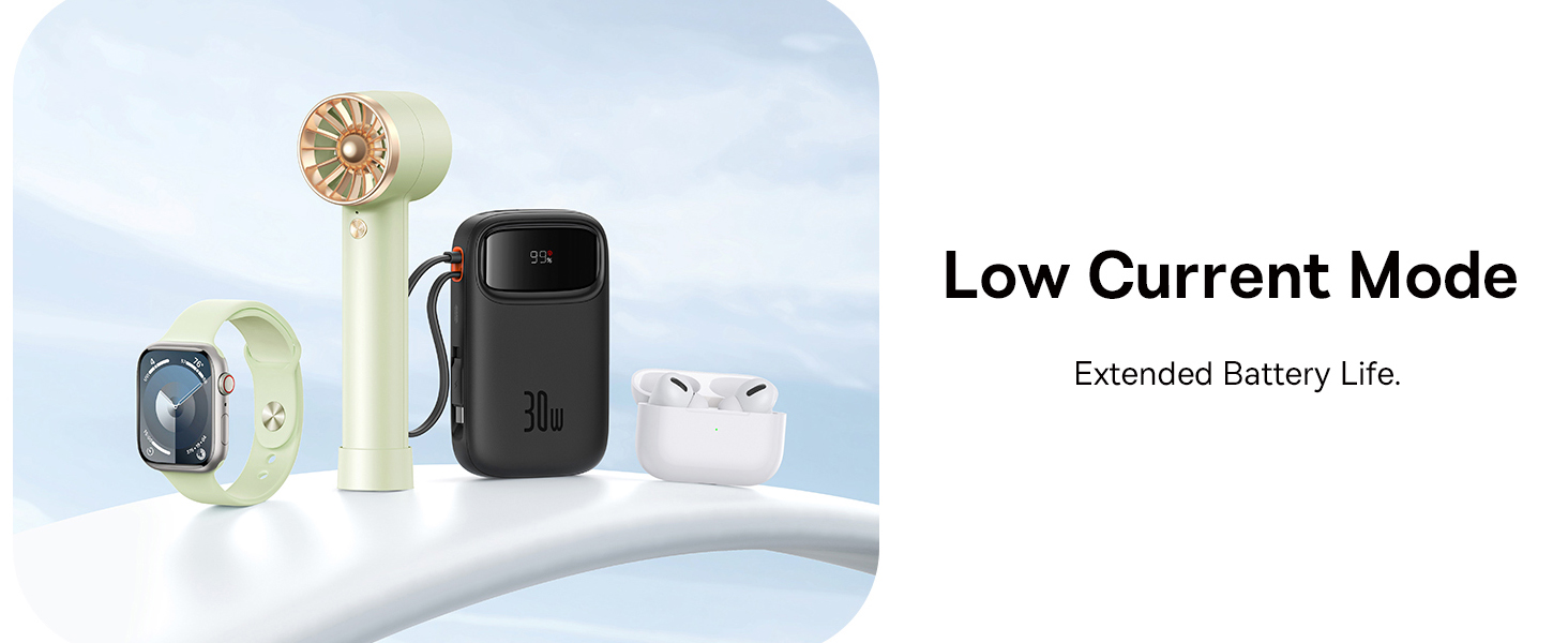 Baseus QPow2 10000mAh Digital Display Fast Charge Power Bank 30W With Built